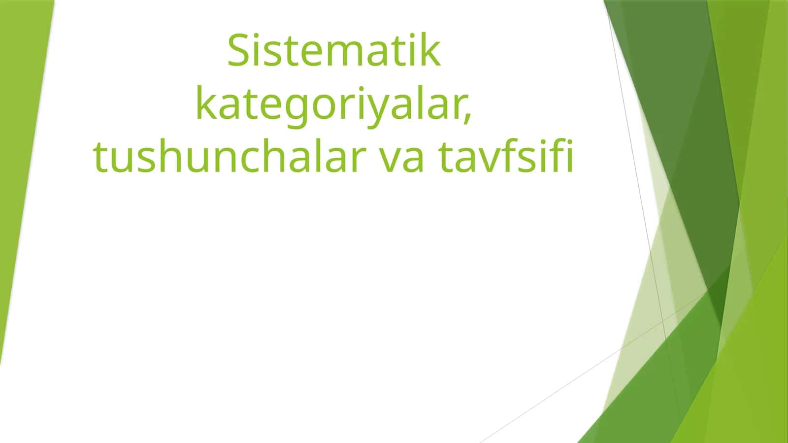 Oʻsimliklar sistematiqasi