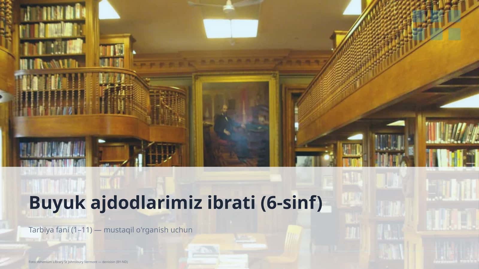 Buyuk ajdodlarimiz ibrati (6-sinf)