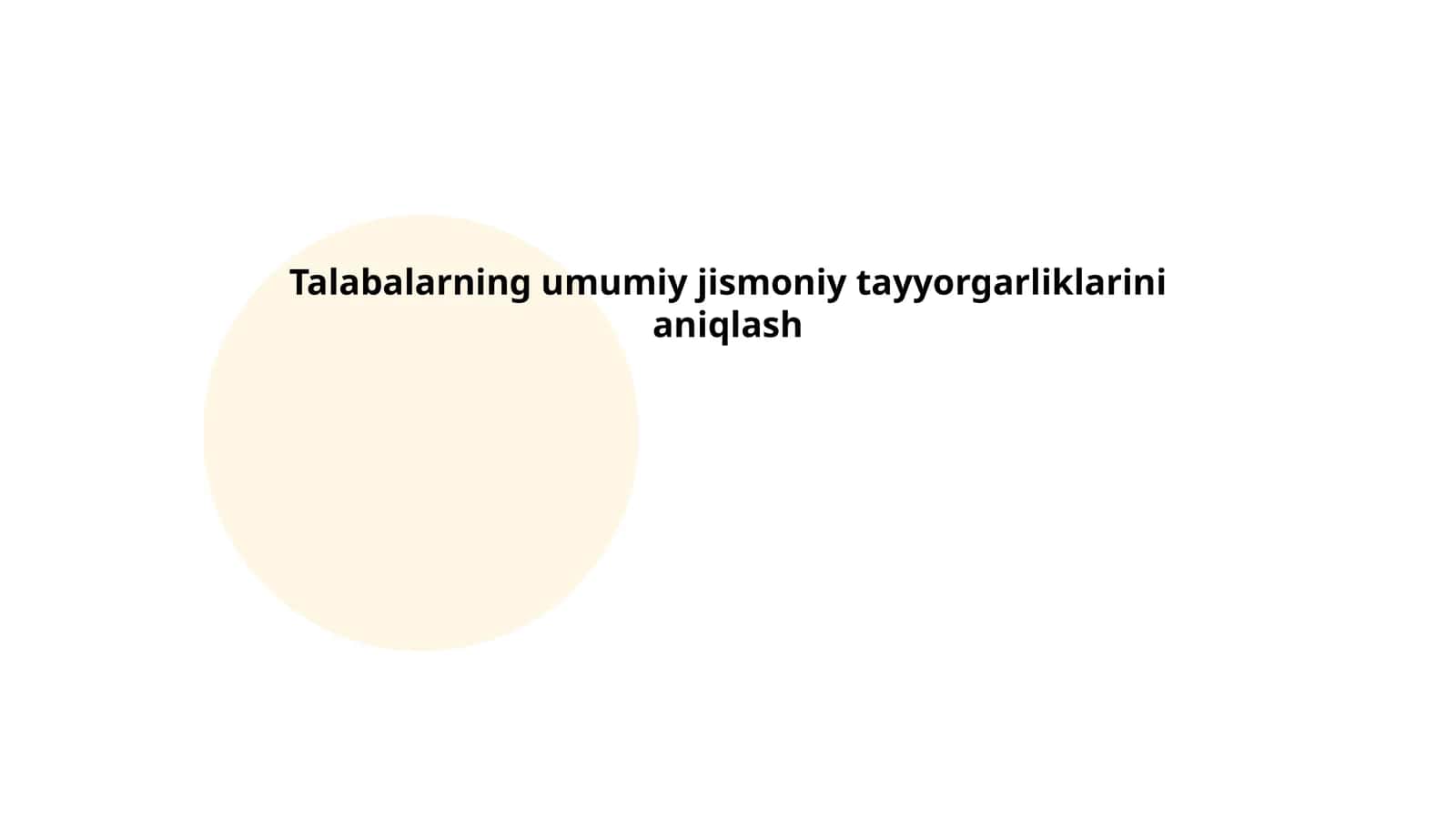 Talabalarning jismoniy tayyorgarliklarini baholash metodikasi