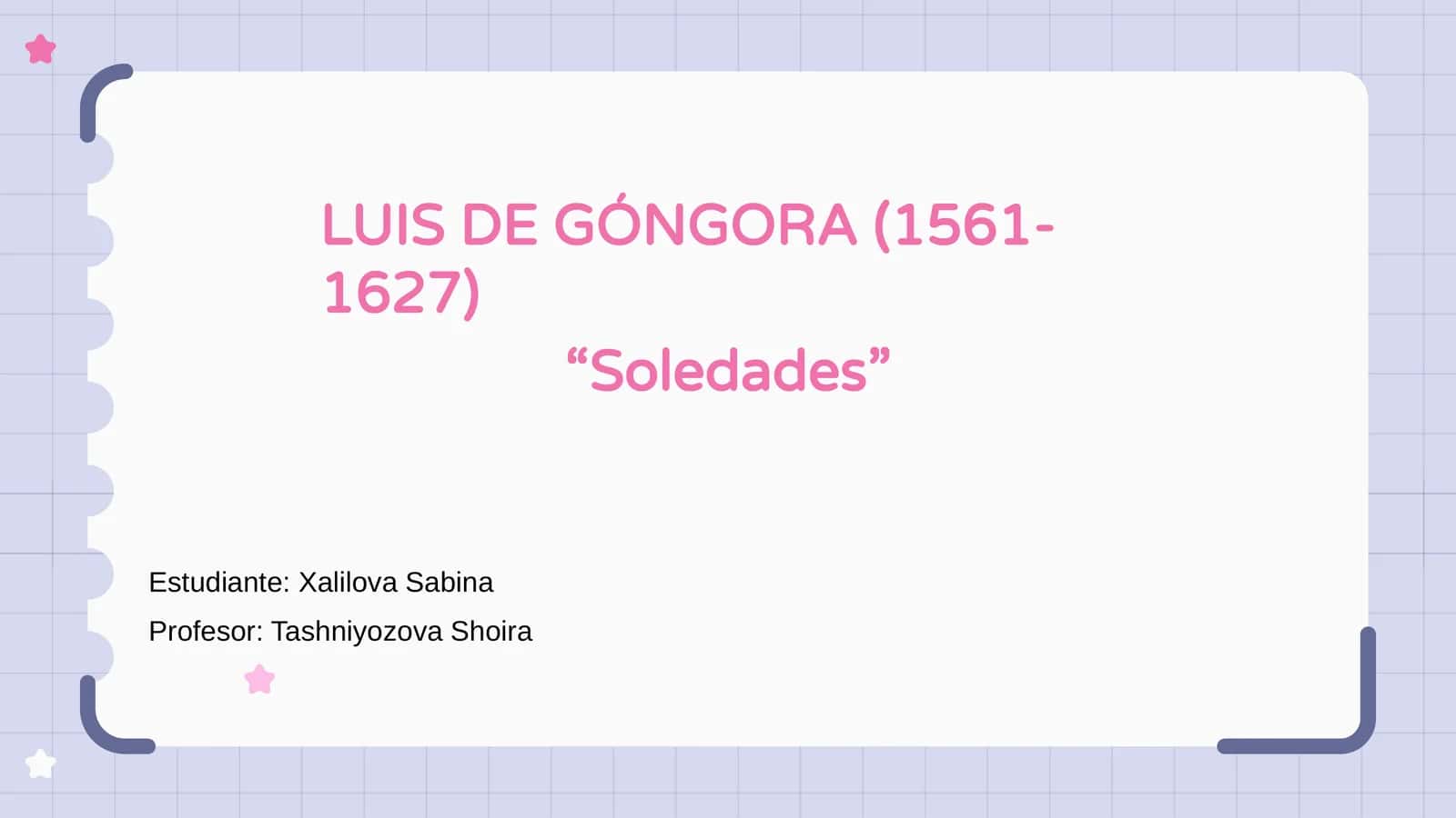 Soledades