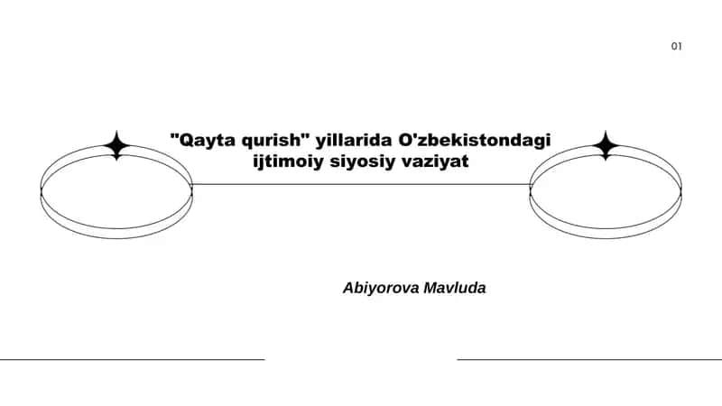 Qayta qurish yillarida O'zbekistondagi ijtimoiy siyosiy vaziyat