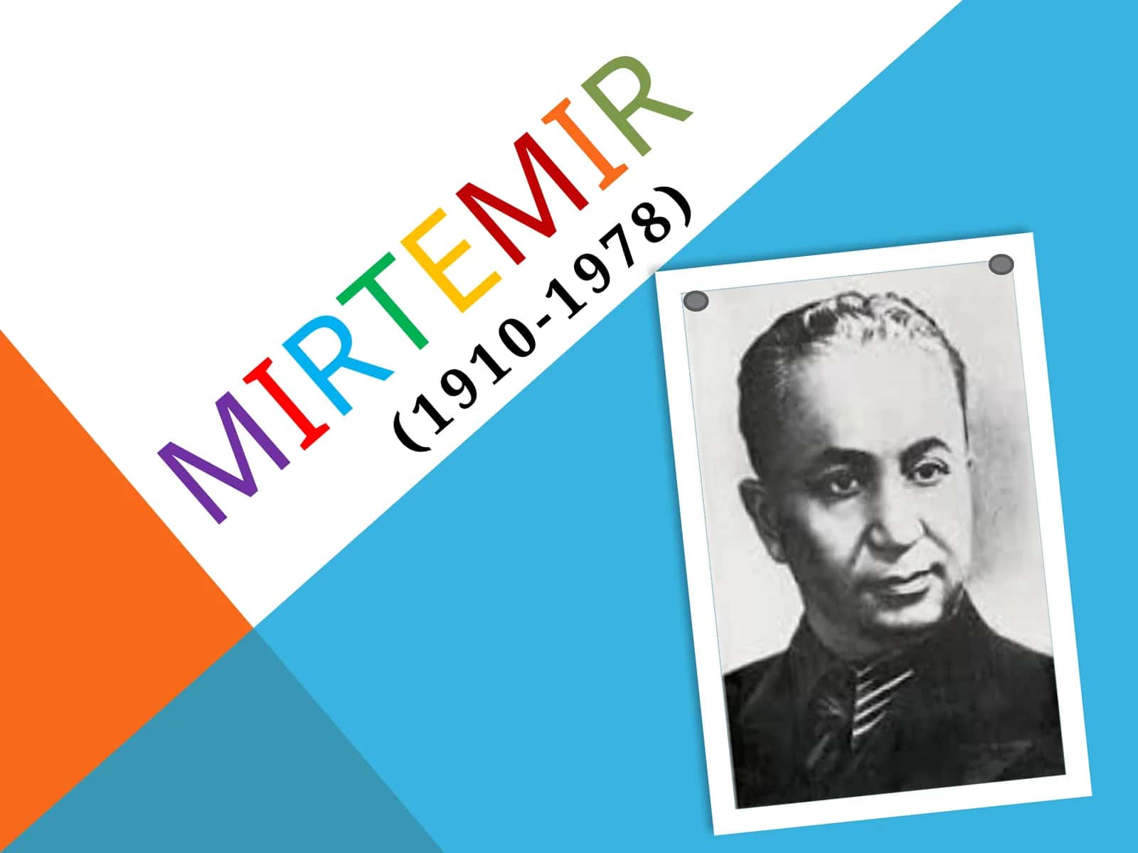 5-sinf Adabiyot fanidan Mirtemir hayoti va ijodi mavzuda dars ishlanma