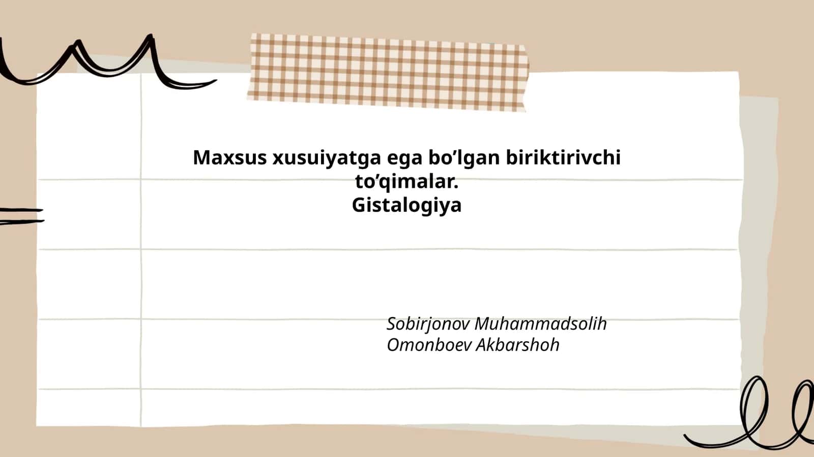 Gistalogiya