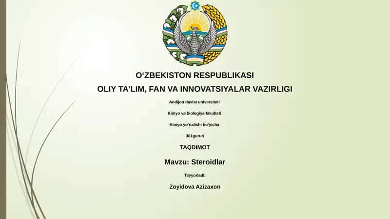 Steroidlar