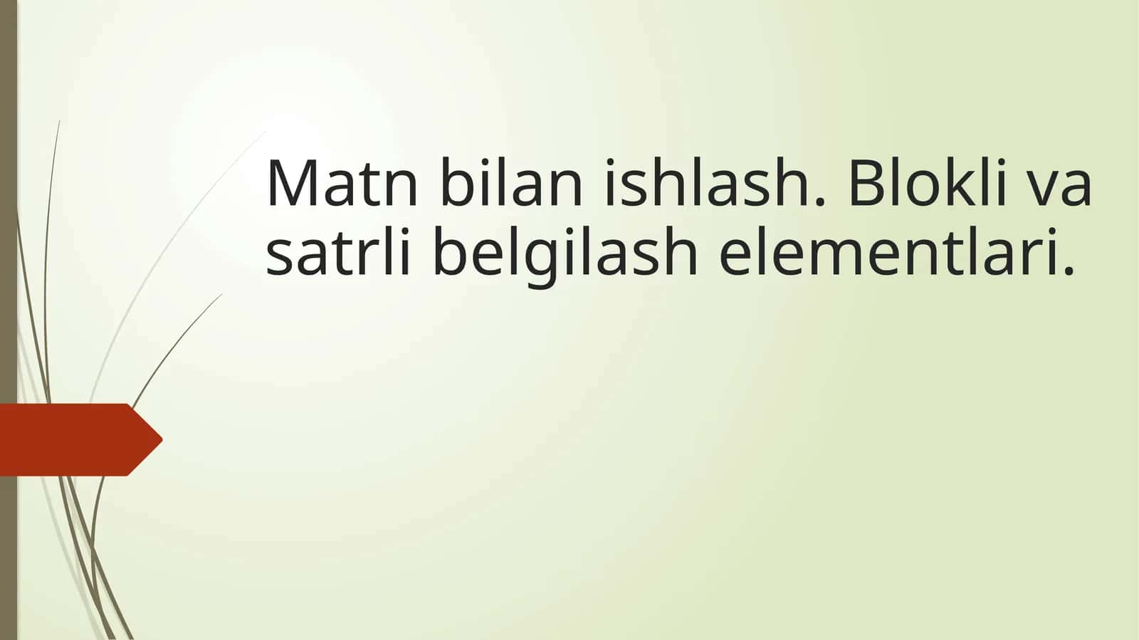 Blokliteglar