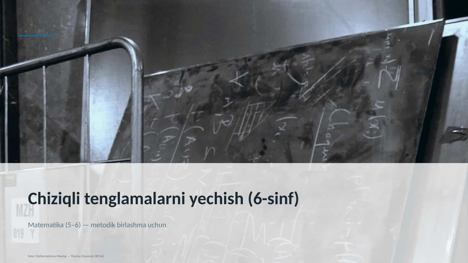 Chiziqli tenglamalarni yechish (6-sinf)