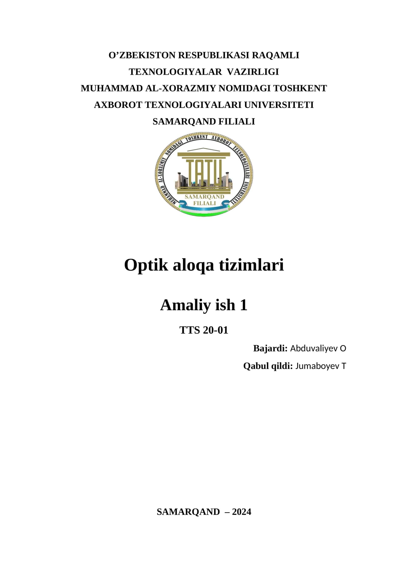 Optik aloqa tizimlari