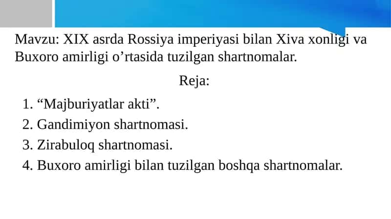 Majburiyatlar akti