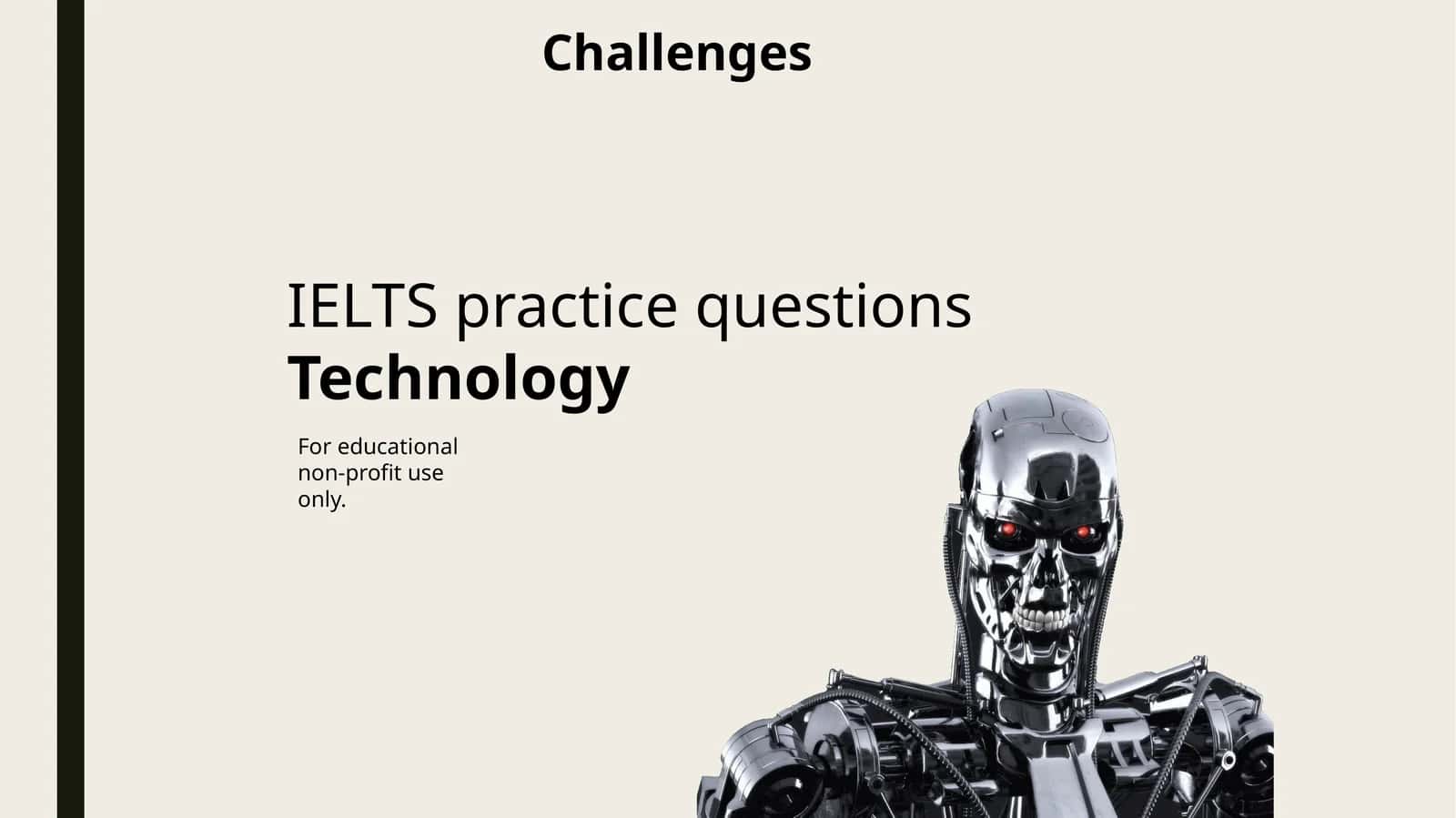 IELTS practice questionsTechnology