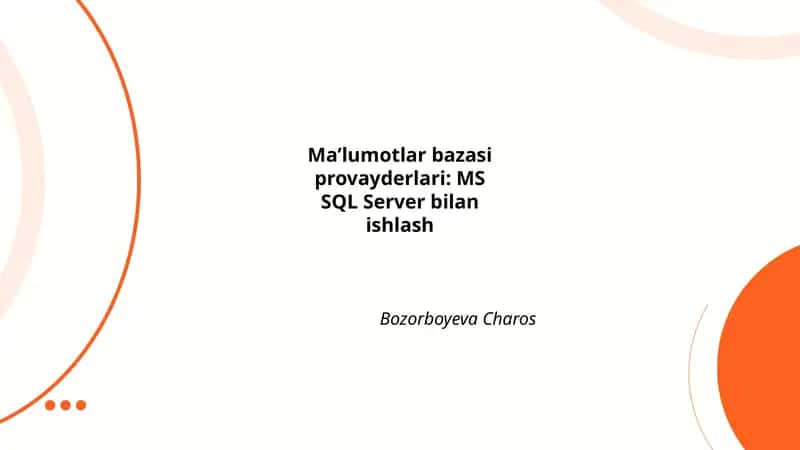 MS SQL Server