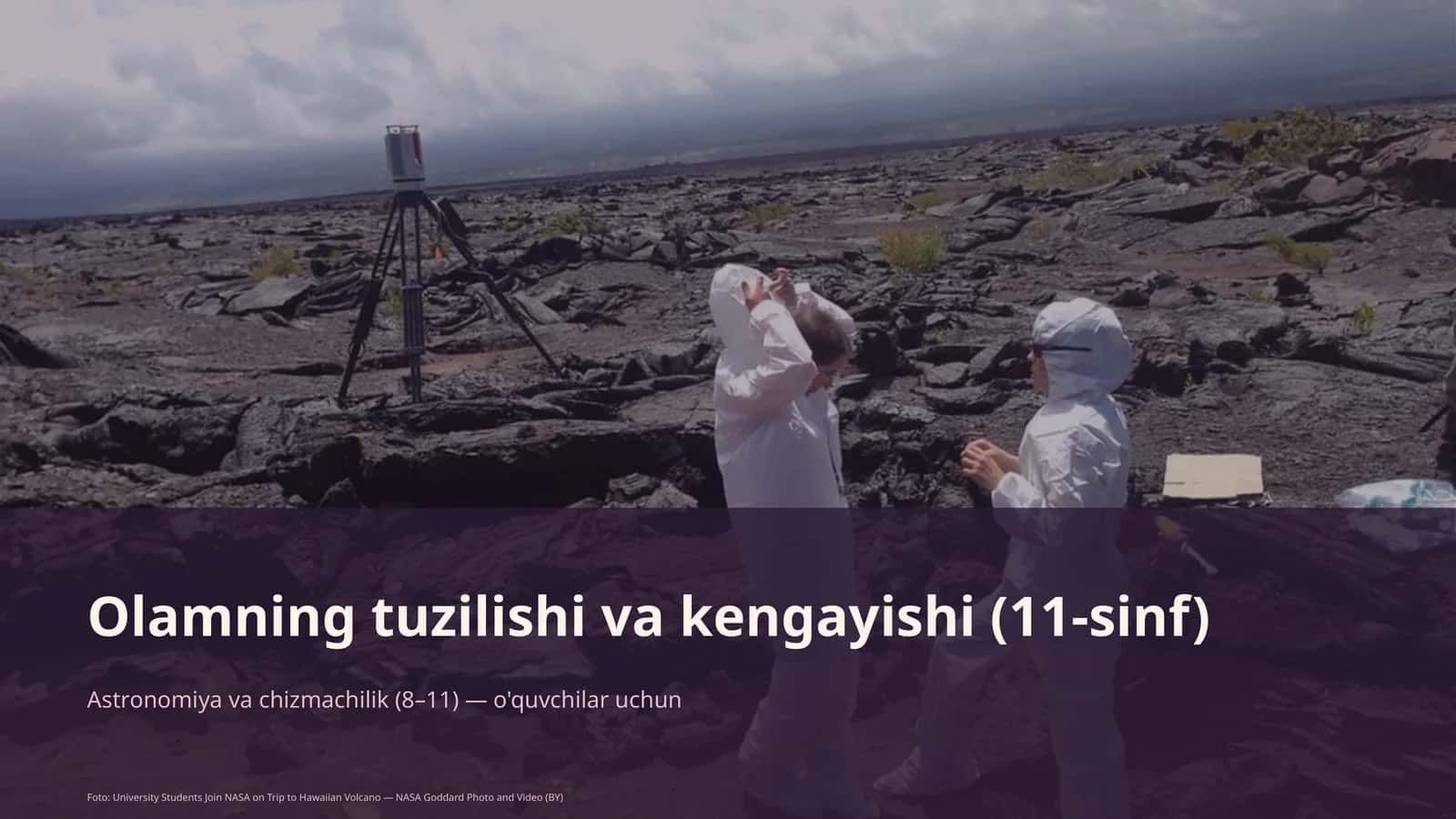 Astronomiya va chizmachilik (8–11) — o'quvchilar uchun