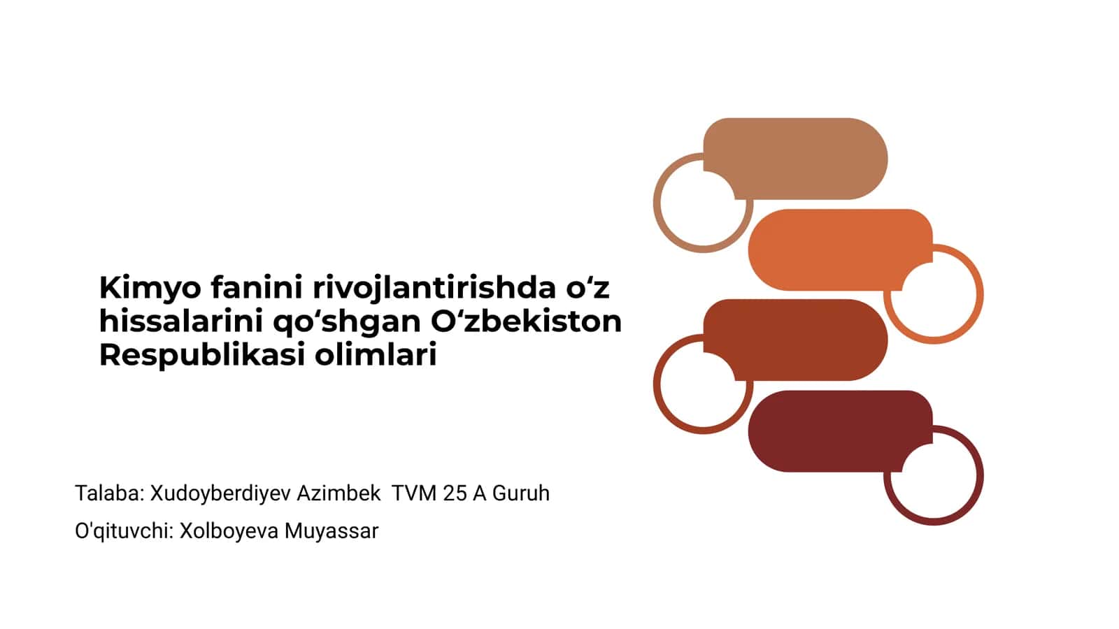 O'zbekiston Olimlari va Kimyo Fanining Rivojlanishi