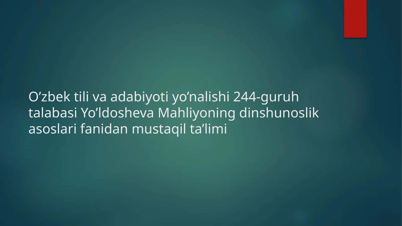 Islom dinivaboshqadiniyaqidalarsinkretlashuvinatijasidashakllangandiniyta’limotlartarixi