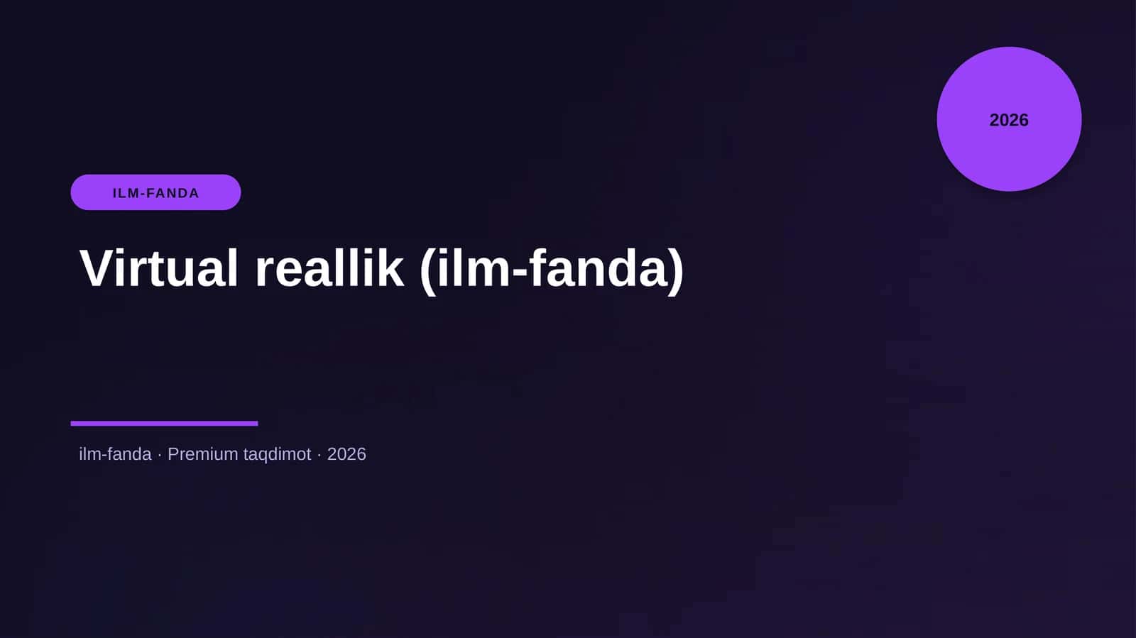 Virtual reallik (ilm-fanda)