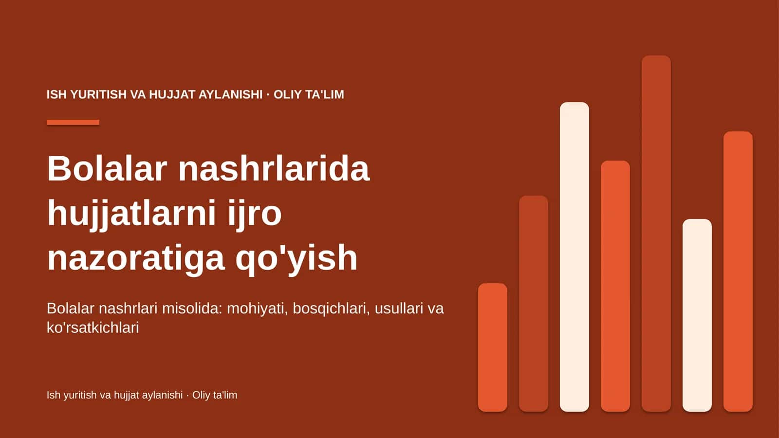 Bolalar nashrlari: mohiyati, bosqichlari, usullari va ko'rsatkichlari