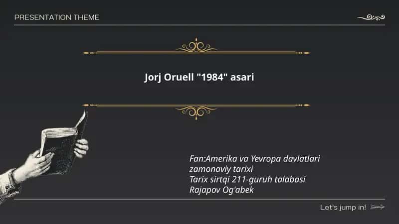 Jorj Oruell "1984" asari