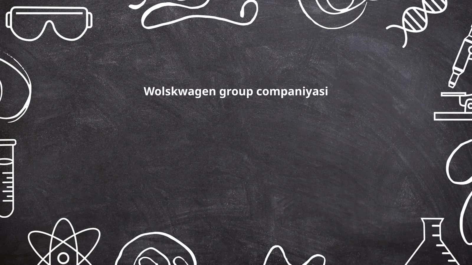 Volkswagen guruhining tarixi