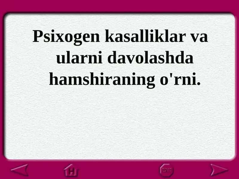 Psixogen kasalliklar
