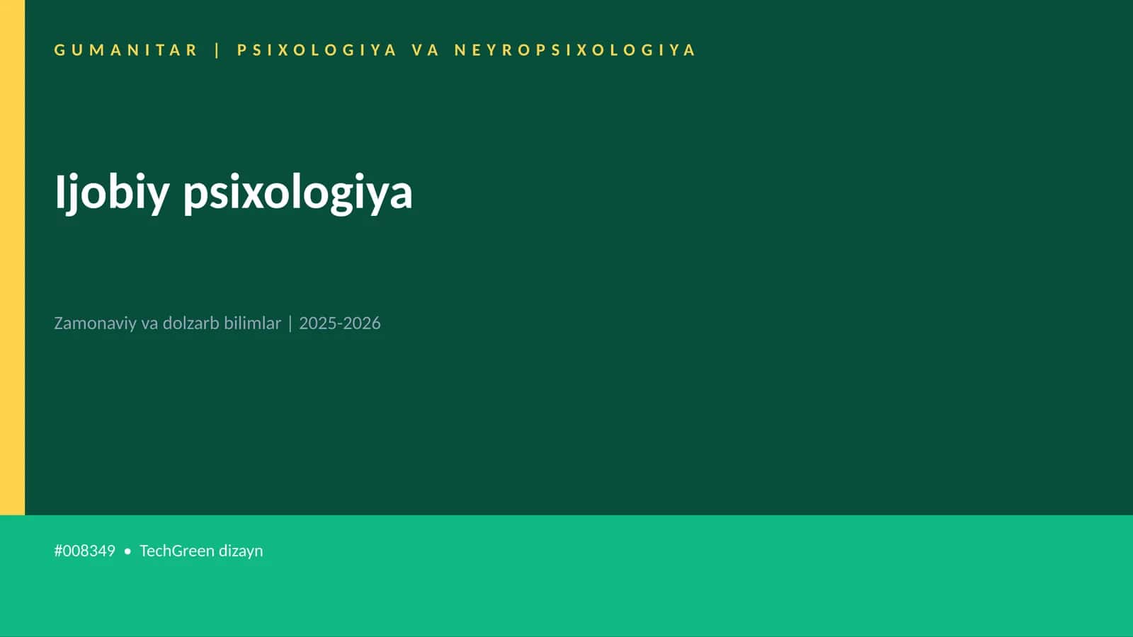 Ijobiy psixologiya