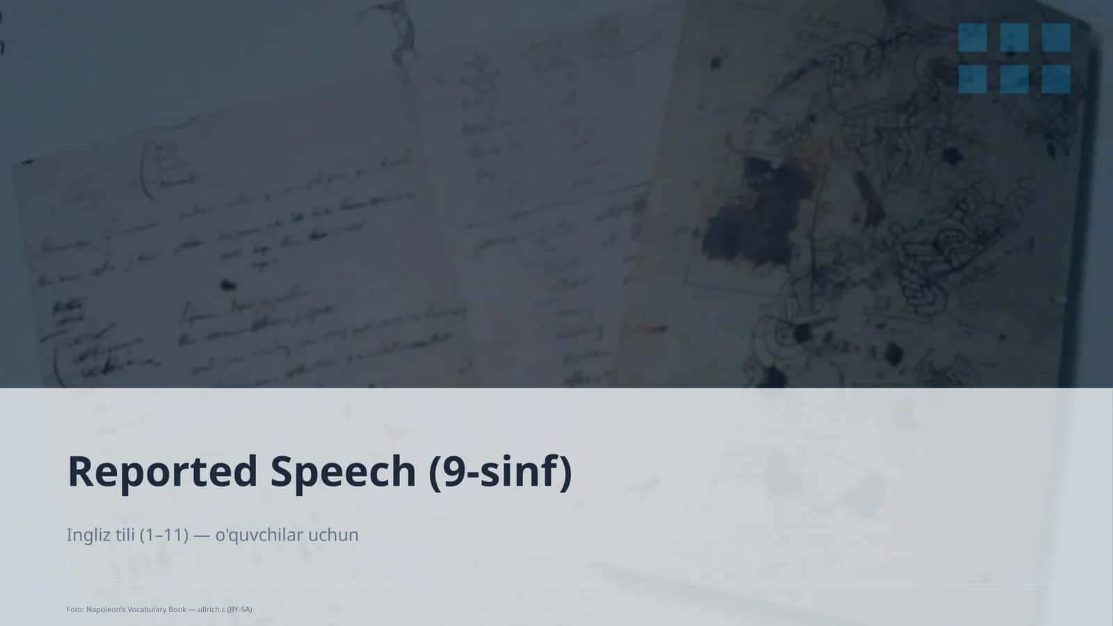 Reported Speech (9-sinf)