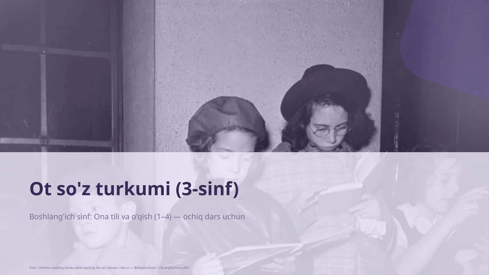 Ot so'z turkumi (3-sinf)