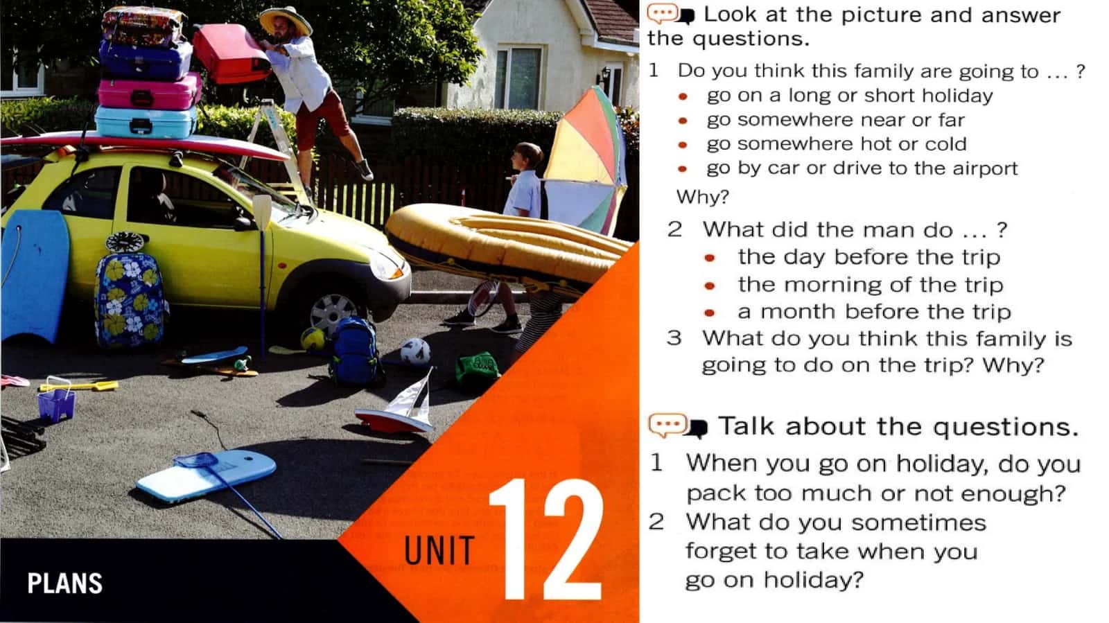 Be going to; Months and future expressions: Ordinal numbers