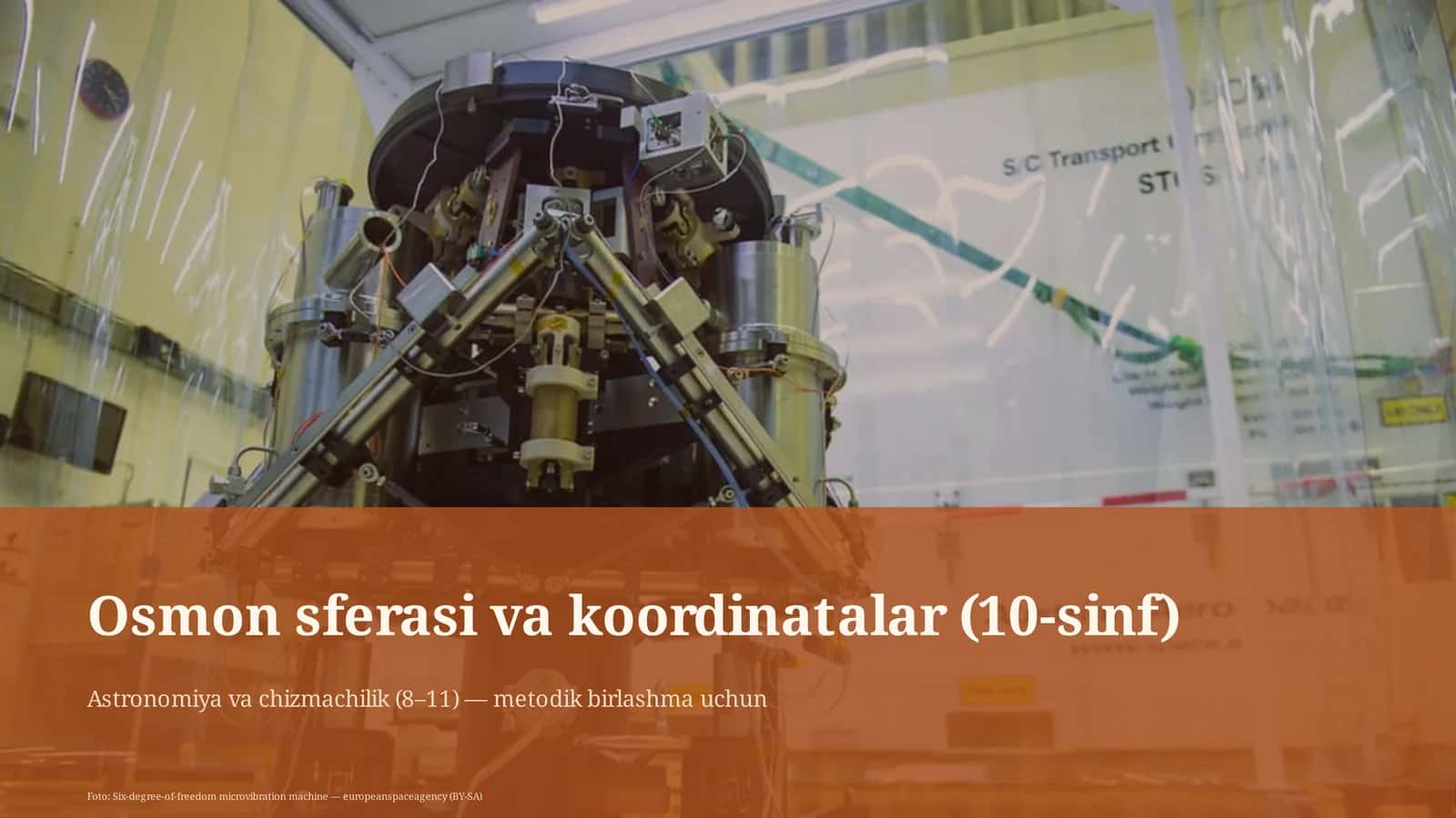 Osmon sferasi va koordinatalar (10-sinf)