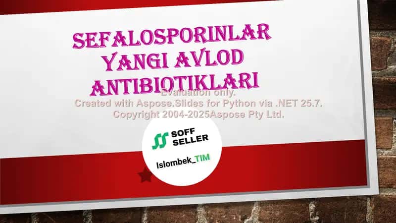 Sefalosporinlar yangi avlod antibiotiklari