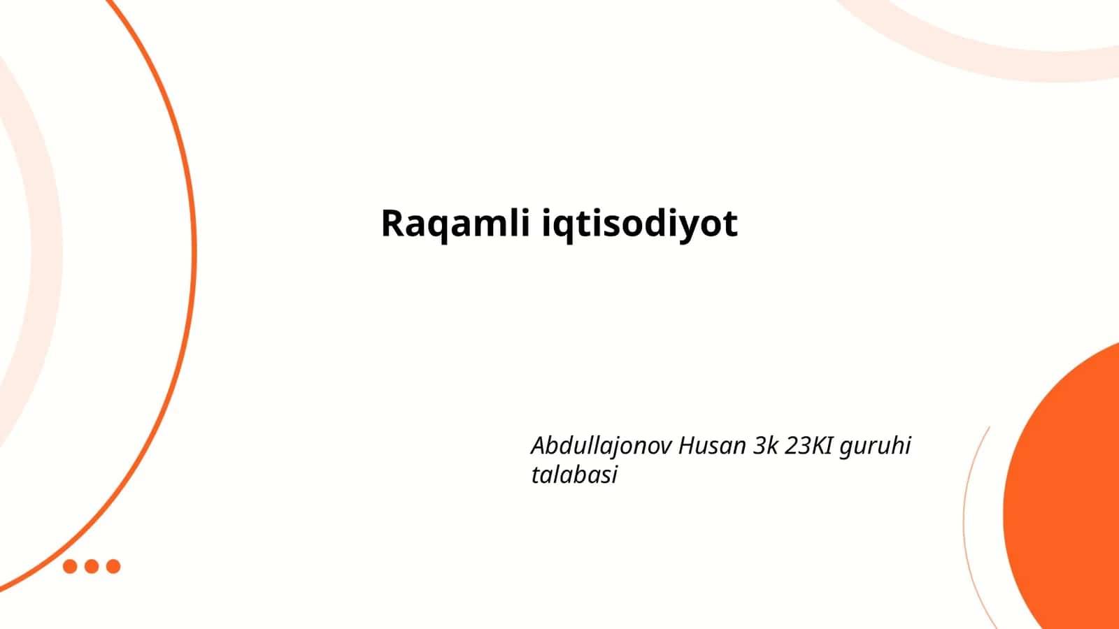 Raqamli transformatsiya va biznes modellari
