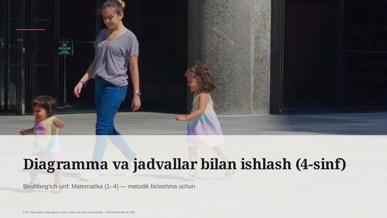 Diagramma va jadvallar bilan ishlash (4-sinf)