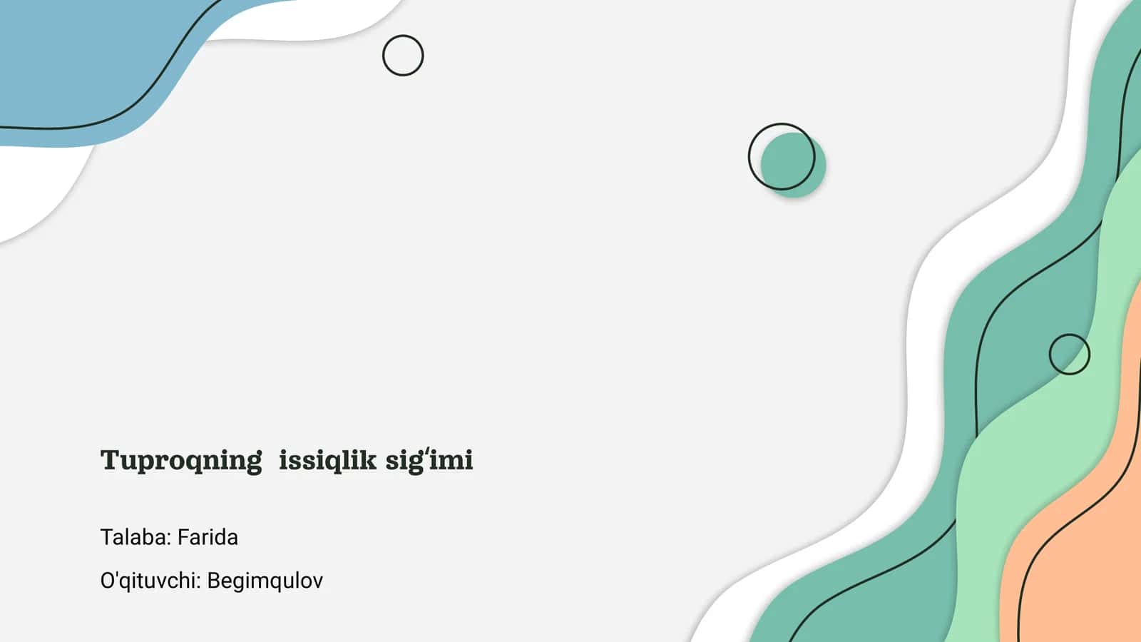 Tuproqning issiqlik sigʻimi