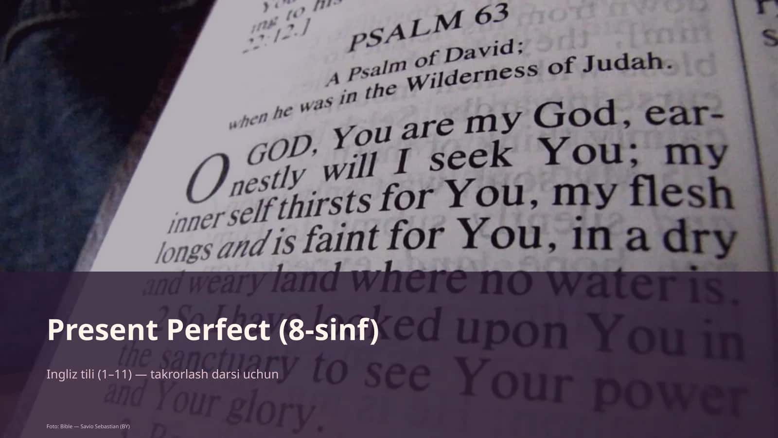 Present Perfect (8-sinf)