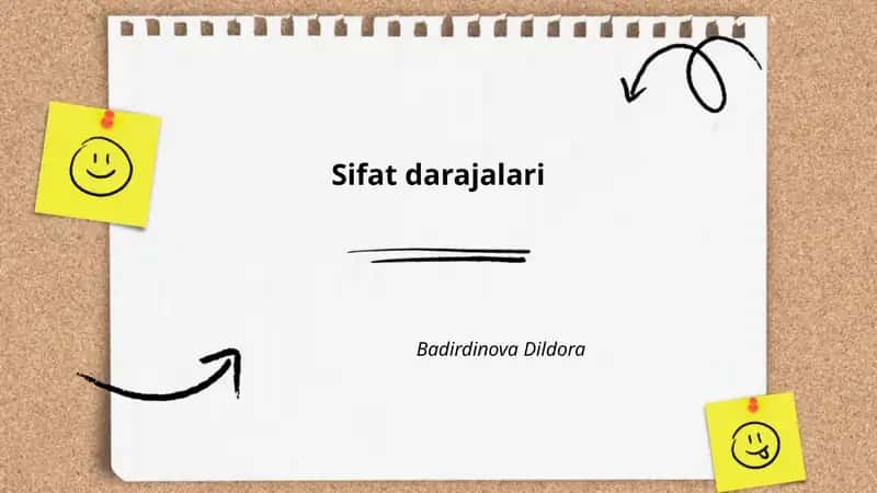 Sifat darajalari