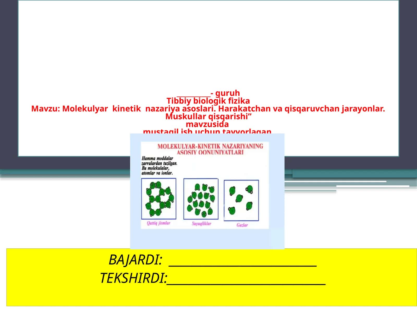 Muskullar qisqarishi