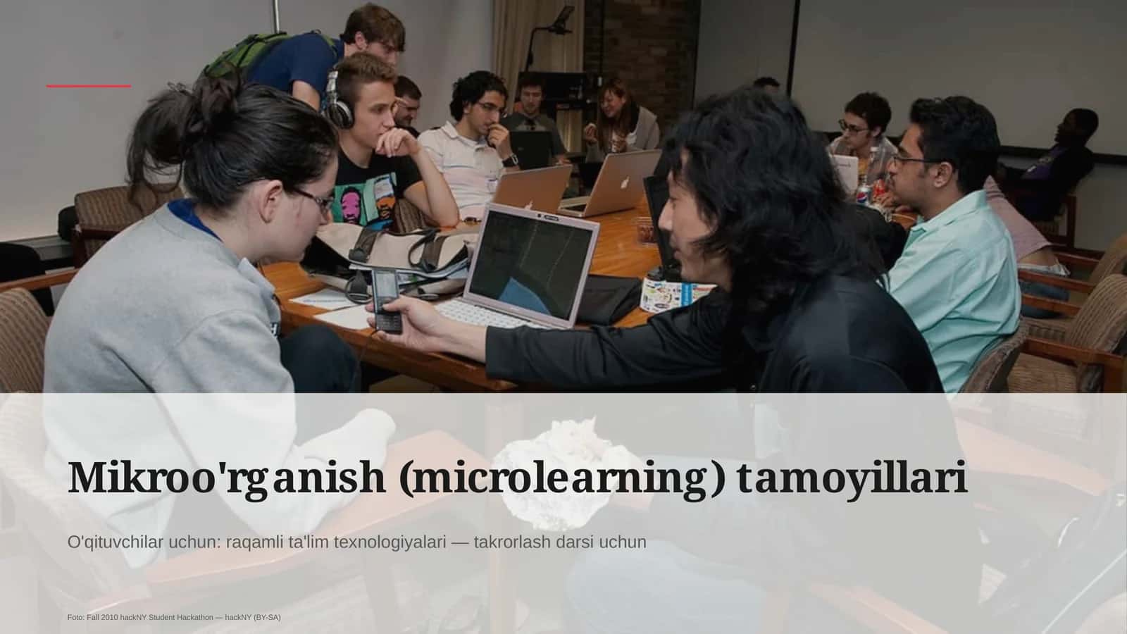 Mikroo'rganish (microlearning) tamoyillari