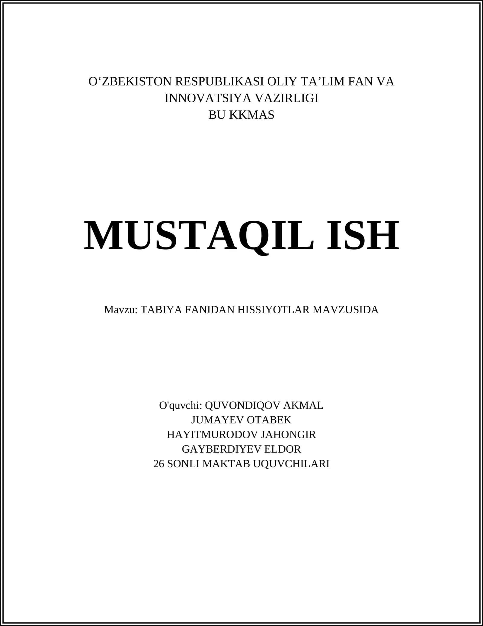 Nerv tizimining hissiyotlarni boshqarishi