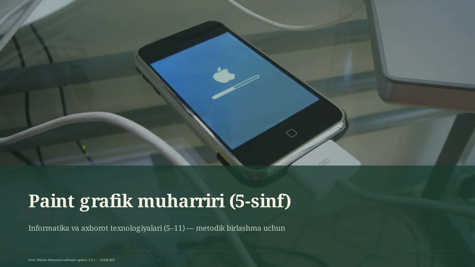 Paint grafik muharriri (5-sinf)