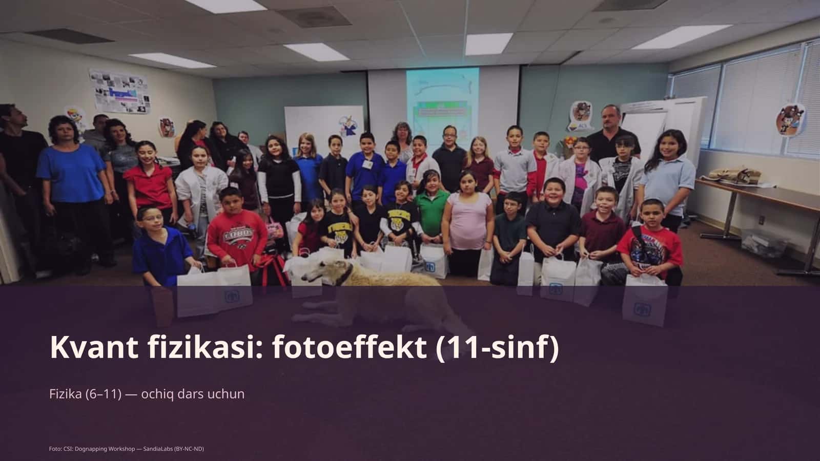Kvant fizikasi: fotoeffekt (11-sinf)