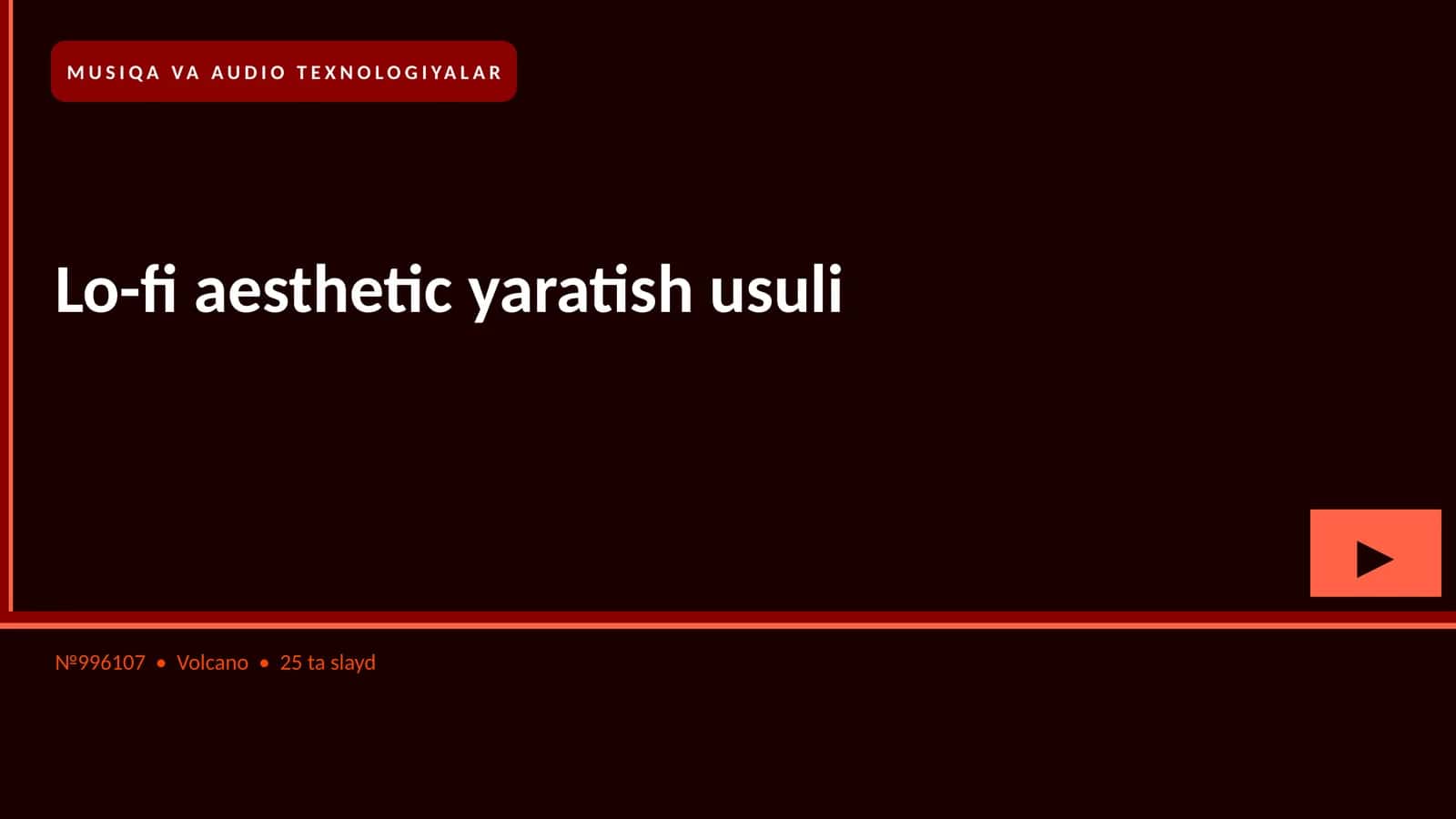 Lo-fi aesthetic yaratish usuli