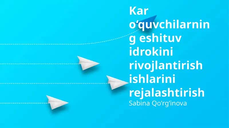 Eshitish idrokini rivojlantirish