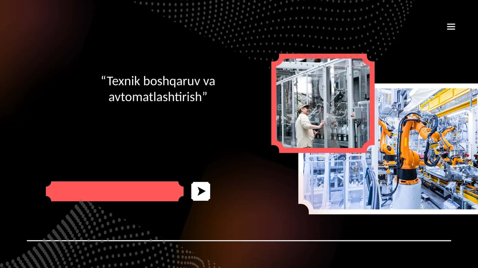 Texnikboshqaruv va avtomatlashtirish