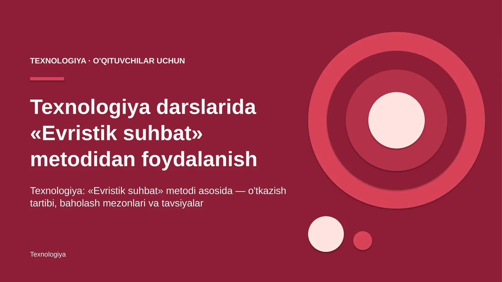 texnologiya darslarida evristik suhbat metodidan foydalanish 6473