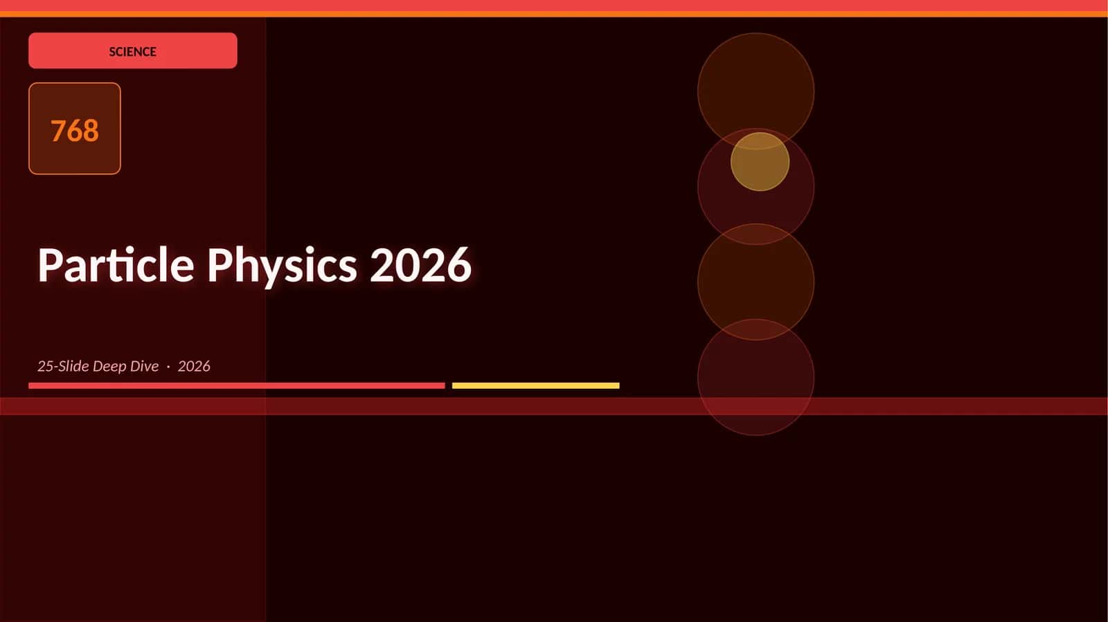 Particle Physics 2026
