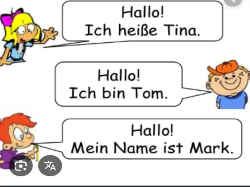 Sich vorstellen auf Deutsch