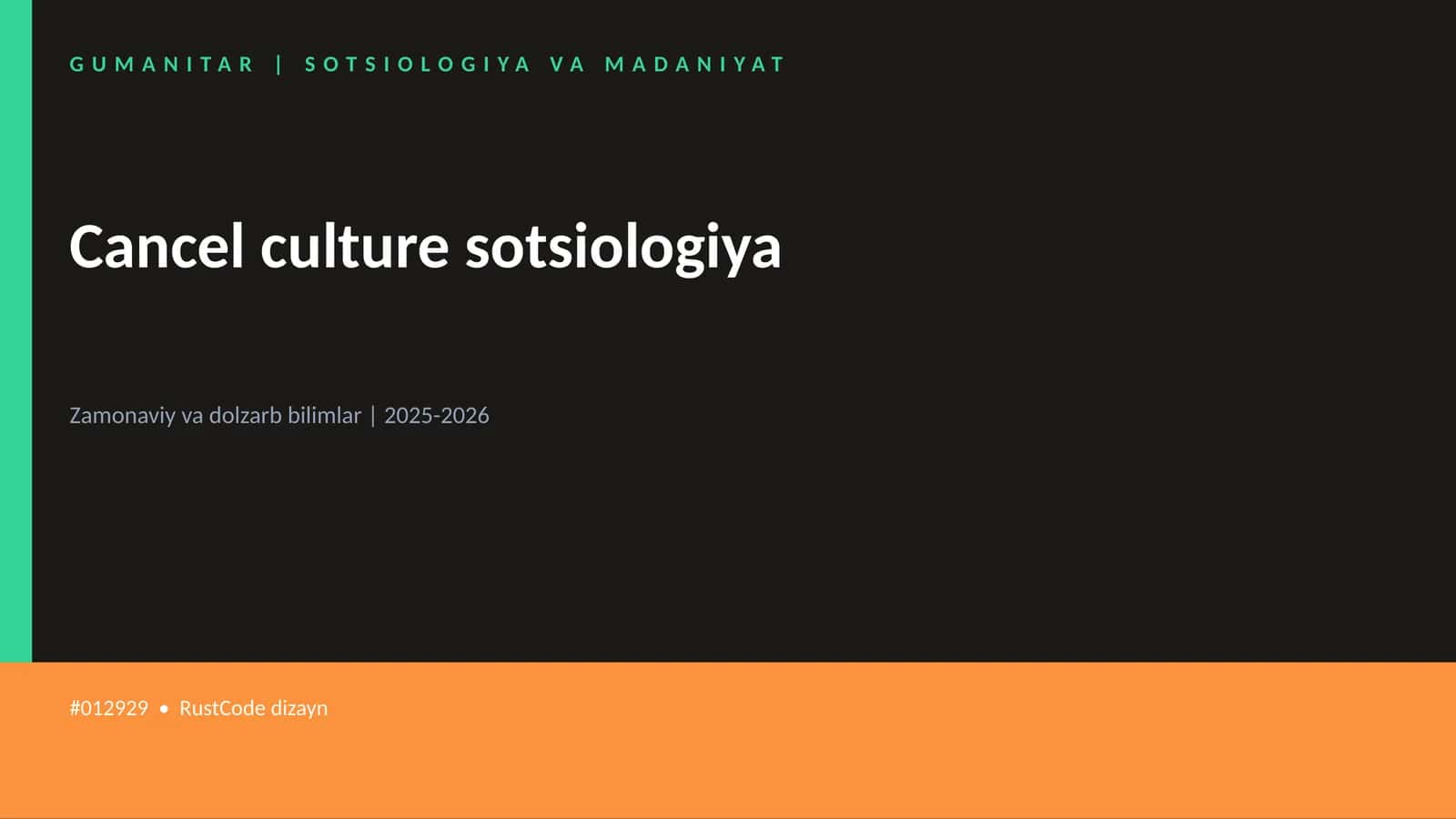 Cancel culture sotsiologiya