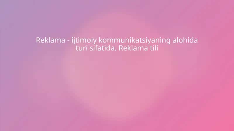 Reklama