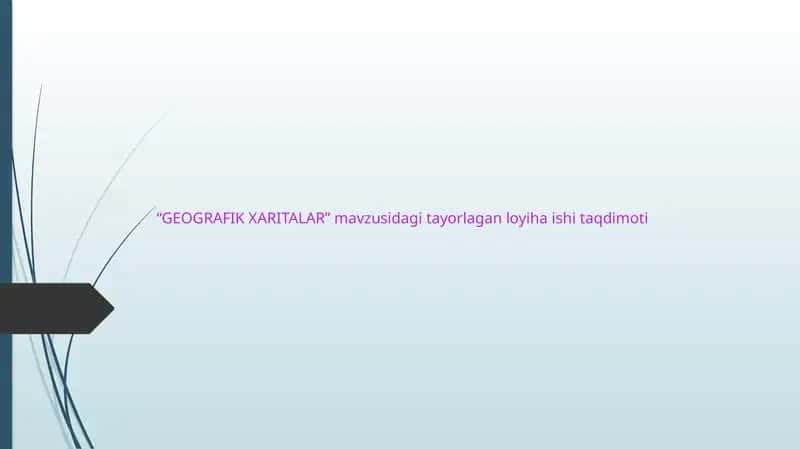 GEOGRAFIK XARITALAR