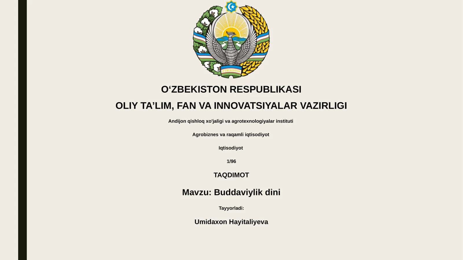 Buddaviylikning kelib chiqishi