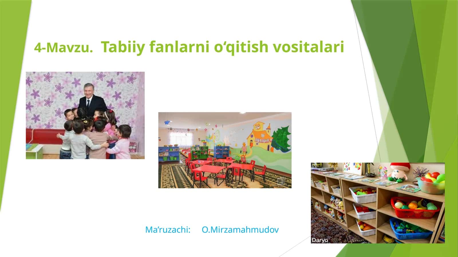Tabiiy fanlarni o‘qitish vositalari
