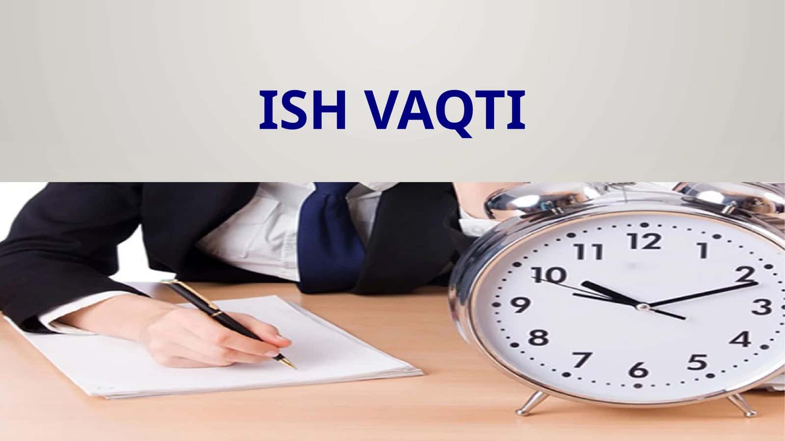 Ish vaqti